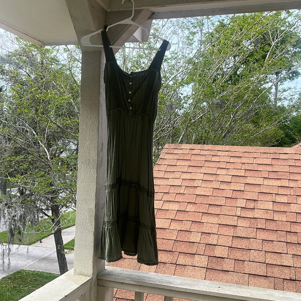 Extra small green Aerie dress
